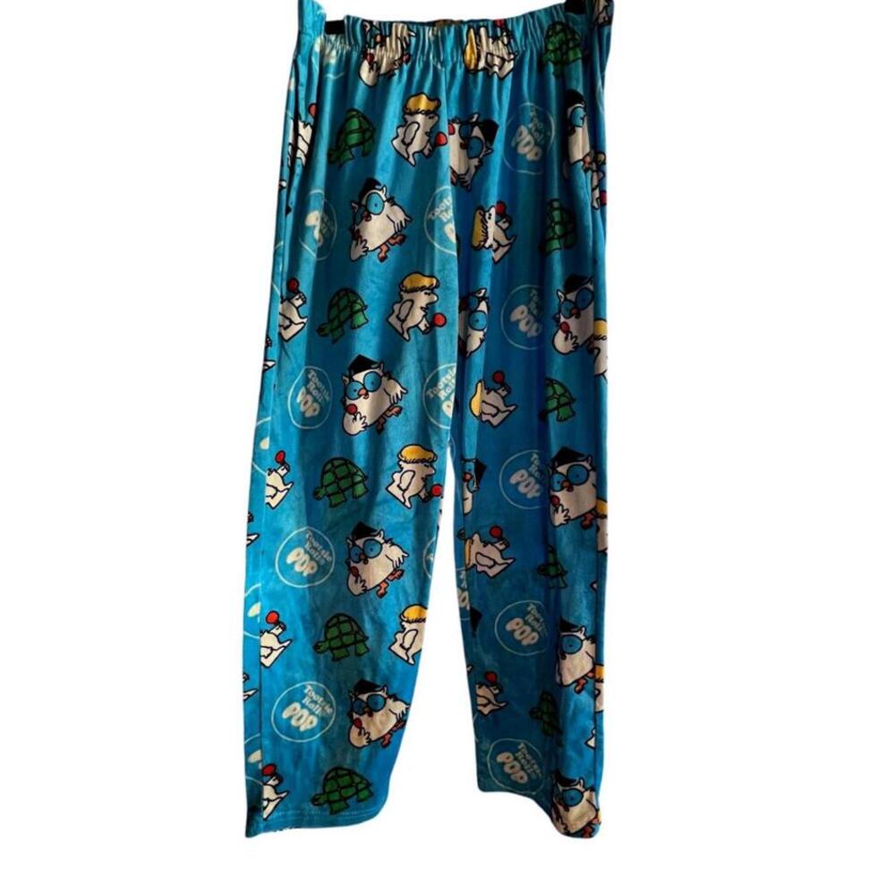 Unisex,Y2K Tootsie Roll Pop Mr. Owl Pajama Cartoon Sleep Pants. Size Large